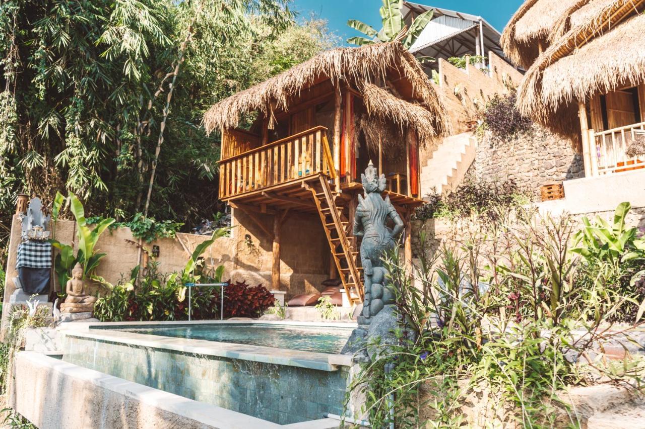 Bali Bamboo Jungle Huts And Hostel Tampaksiring Екстериор снимка